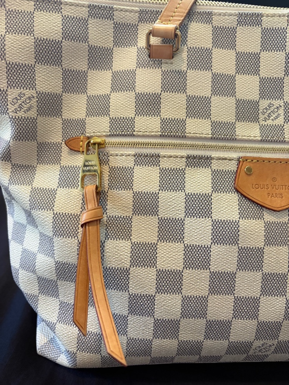 Louis Vuitton Iena MM Damier Azur Tote - Picture 10 of 15
